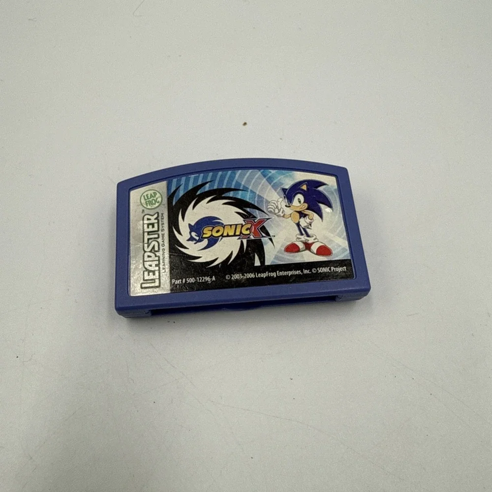 Sonic X  2007 Leapster  Interactive Learning Game System Leapfrog Cartridge Only